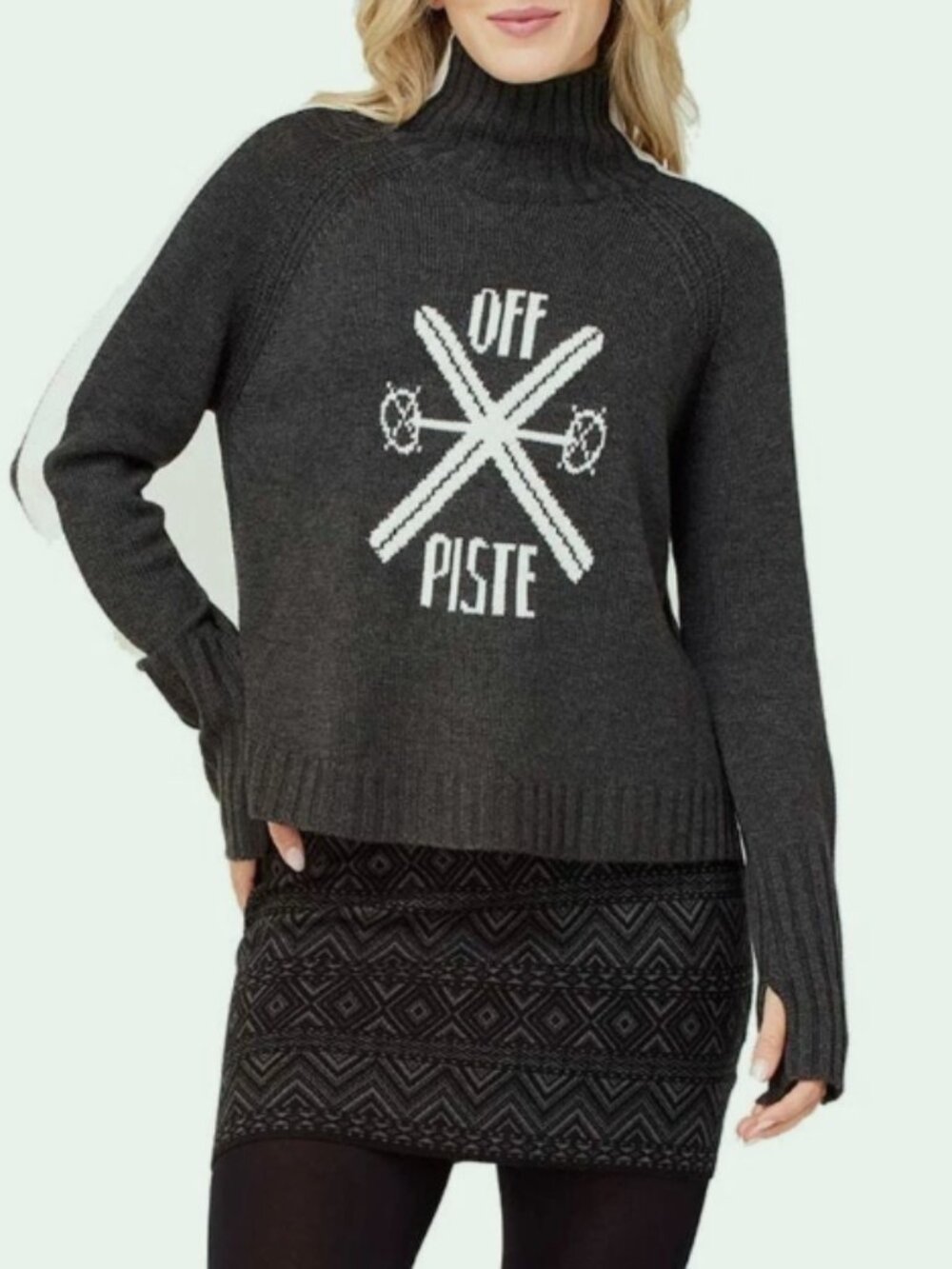Light Grey Off Piste SKi Sweater